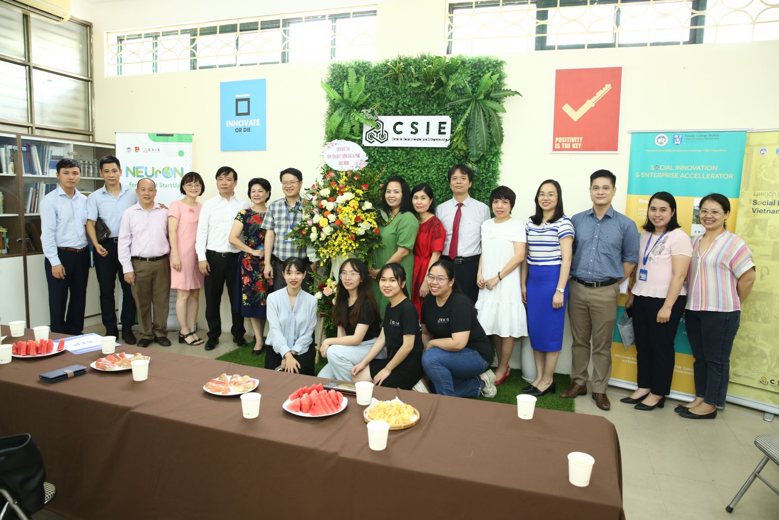 Trung tâm Khởi nghiệp và Sáng tạo xã hội (CSIE) ra mắt văn phòng làm việc mới